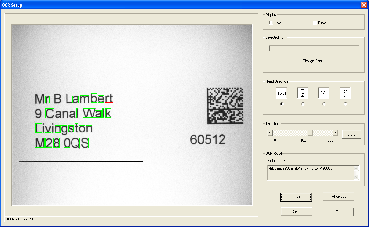 Alignment mark detection using line-scan camera, and Print/Go mark